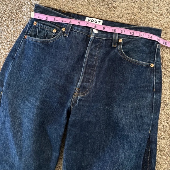 VOUT ATELIER
WIDE LEG FIT DENIM JEANS - DEEP INDIGO
Size 30 - Picture 9 of 12